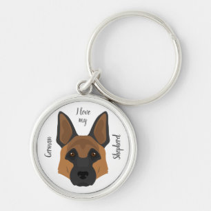 Duitse herder sleutelhanger