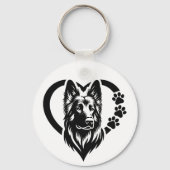 Duitse Herder Sleutelhanger (Voorkant)