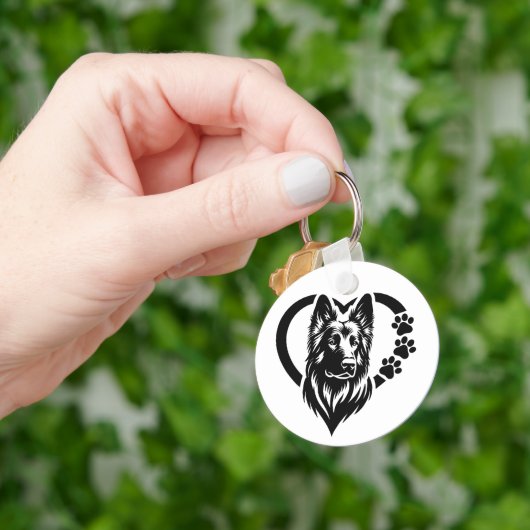 Duitse Herder Sleutelhanger (Hand)