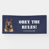 Duitse herder spandoek (Horizontaal)