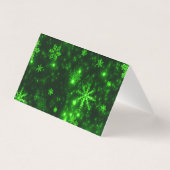 Duitse herder, Speelgoed rendier, groene sneeuwvlo Kaart (Achterkant)