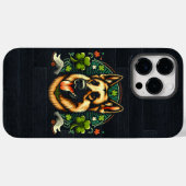 Duitse herder St Patrick's Day herder hond cadeau Case-Mate iPhone Case (Achterkant (horizontaal))