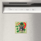 Duitse herder St. Patrick's Day Magneet (Insitu (Vaatwasser))