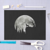 Duitse herder staande op berg Halloween Tissuepapier (Craft)