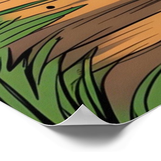 Duitse Herder Sterkte & Hart Poster (Hoek)