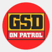 Duitse herder sticker (Voorkant)