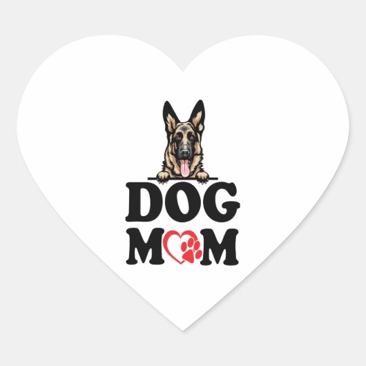 Duitse Herder Stickers - Duitse Herder Hond Moeder (Voorkant)