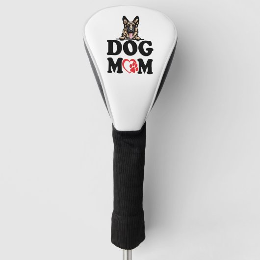 Duitse Herder Stickers - Duitse Herder Hond Moeder Golfheadcover (Voorkant)