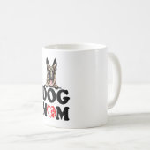 Duitse Herder Stickers - Duitse Herder Hond Moeder Koffiemok (Voorkant rechts)