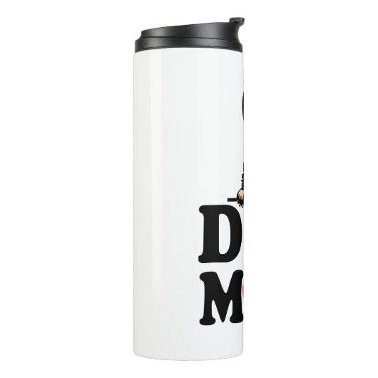 Duitse Herder Stickers - Duitse Herder Hond Moeder Thermosbeker (Gedraaid links)