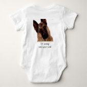 Duitse herder t-shirt (Achterkant)