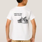 Duitse herder t-shirt (Achterkant)