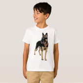 Duitse herder t-shirt (Voorkant volledig)