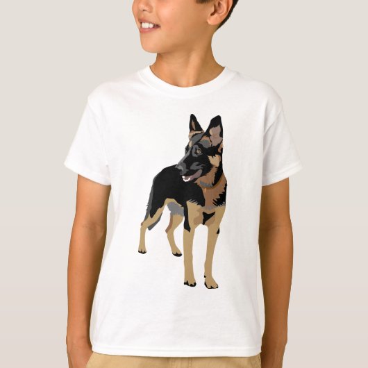 Duitse herder t-shirt (Voorkant)