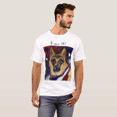 DUITSE HERDER T-SHIRT (Voorkant volledig)