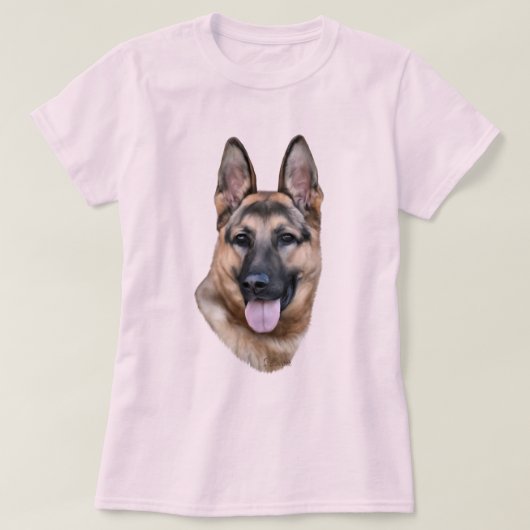 Duitse herder t-shirt (Design voorkant)