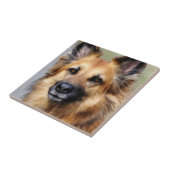 Duitse herder tegeltje (Zijkant)