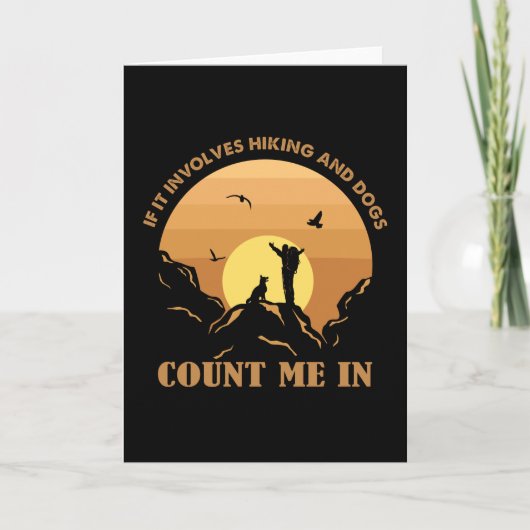 duitse herder telt me bij wandelhonden kaart (Voorkant)