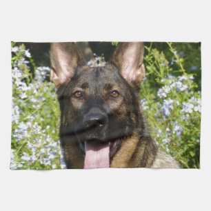 Duitse herder theedoek