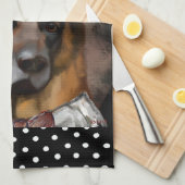 Duitse Herder Theedoek (Quarter Fold)