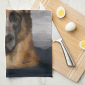 Duitse herder       theedoek (Quarter Fold)