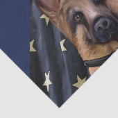 Duitse Herder Tissuepapier (Detail)