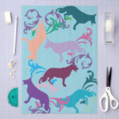 Duitse Herder Tissuepapier (Craft)