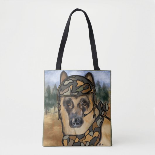 DUITSE HERDER       TOTE BAG (Voorkant)