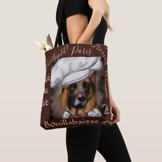 Duitse Herder Tote Bag (Dichtbij)