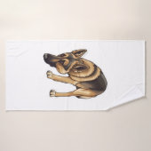 Duitse herder Tracking Badhanddoek (Badhanddoek)