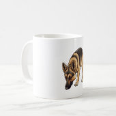 Duitse herder Tracking Koffiemok (Voorkant links)