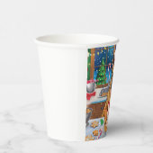 Duitse herder vakantie bakken: feestelijke kerst papieren bekers (Rechts)