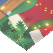 Duitse herder vakantie bakken: feestelijke kerst tafelkleed (Gekanteld)