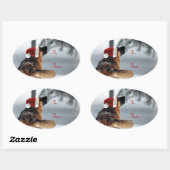 Duitse herder vakantie cadeau Labels (Vel)