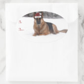 Duitse herder vakantie cadeau Labels (Tas)