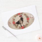 Duitse herder vakantie cadeau Labels (Envelop)