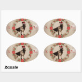 Duitse herder vakantie cadeau Labels (Vel)