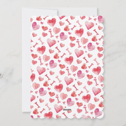 Duitse herder Valentijnsdag Je bent Pawfect schatt Feestdagenkaart (Achterkant)