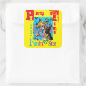 Duitse Herder Vierkante Sticker (Tas)