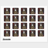 Duitse Herder Vierkante Sticker (Vel)