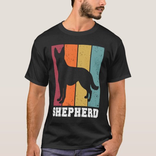 Duitse herder Vintage 2 T-shirt (Voorkant)