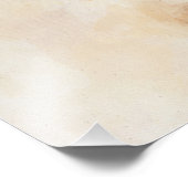 Duitse herder Waterverf portret 02 Foto Afdruk (Hoek)