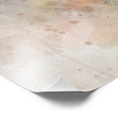 Duitse herder Waterverf portret 04 Foto Afdruk (Hoek)