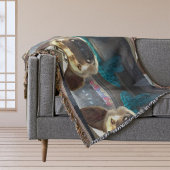 Duitse herder weerspiegelde vervorming deken