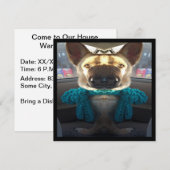 Duitse herder weerspiegelde vervorming kaart (Voorkant / Achterkant)