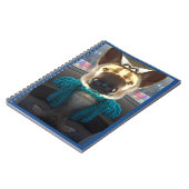 Duitse herder weerspiegelde vervorming notitieboek (Linkerzijde)