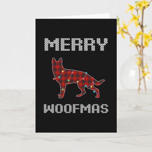 duitse herder - weldoenheden kaart (Gele Bloem)