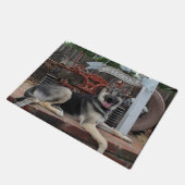 Duitse herder welkom deurmat (Schuin)