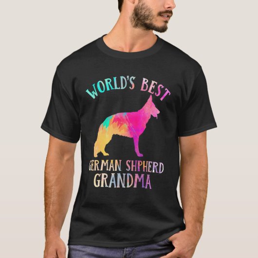 Duitse Herder Werelds Beste Duitse Herder T-shirt (Voorkant)