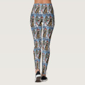 Duitse herder Winter Wonderland Christmas Joy Leggings (Achterkant)